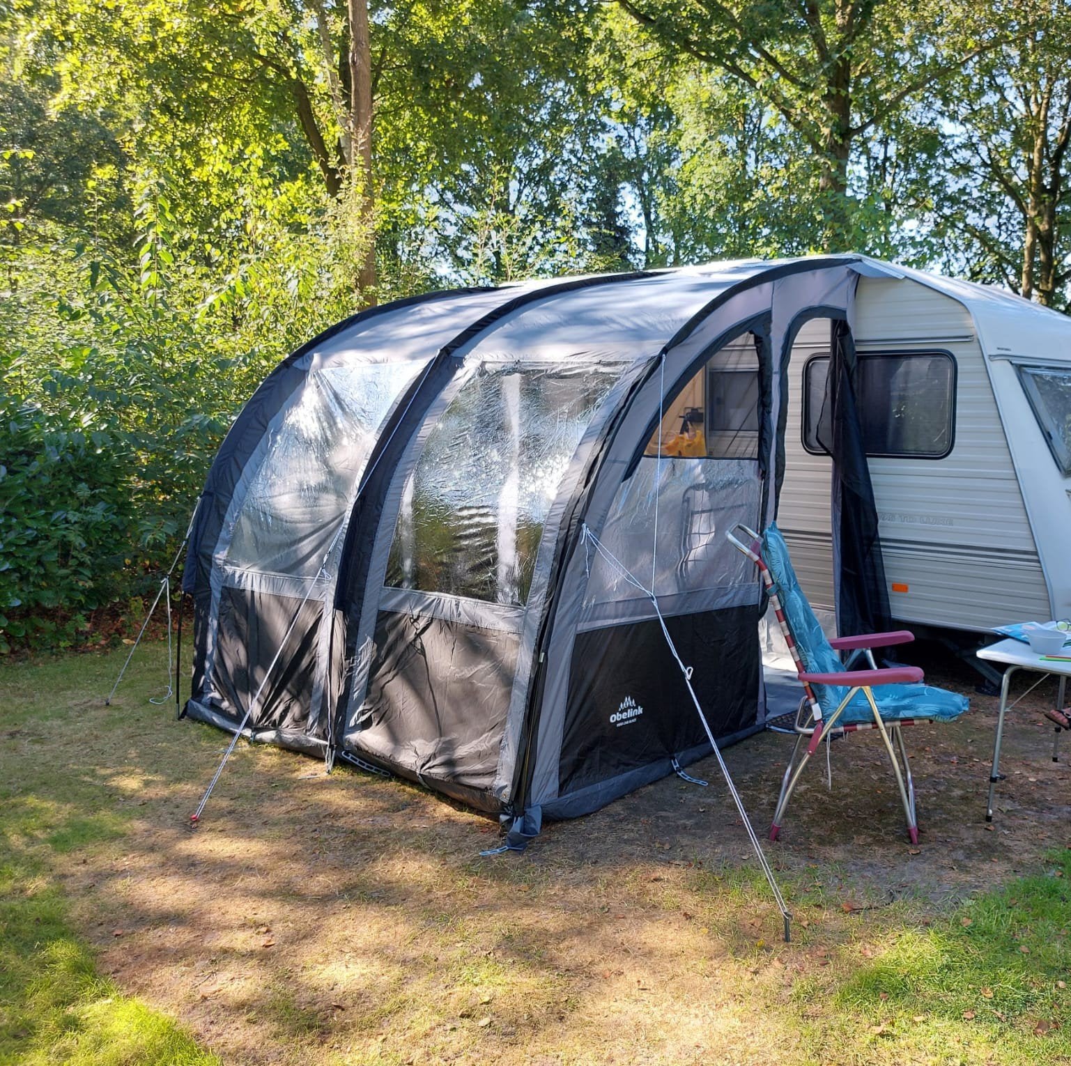 Voortent Obelink vierra 260, Ophalen of Verzenden, Zo goed als nieuw