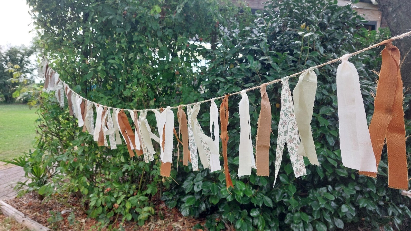 Lintjesslinger / tuinslinger / Ibiza slinger / feestslinger, Tuin en Terras, Ophalen of Verzenden, Zo goed als nieuw