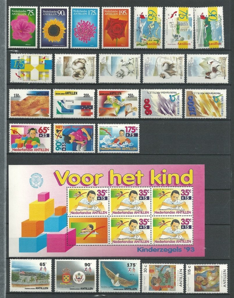 Nederlandse Antillen 1993, Complete jaargang, Postfris., Ophalen of Verzenden, Postfris