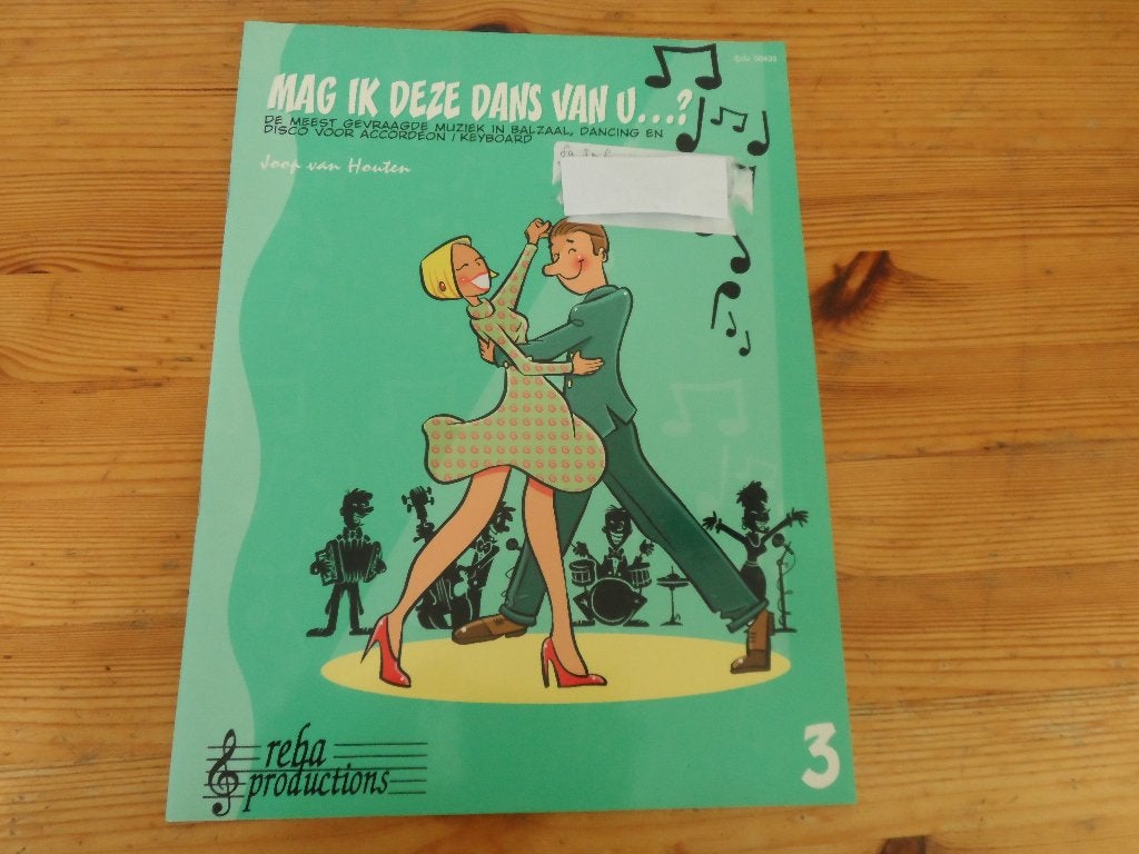 Joop van houten - mag ik deze dans van u - deel 3, Muziek en Instrumenten, Bladmuziek, Ophalen of Verzenden, Zo goed als nieuw