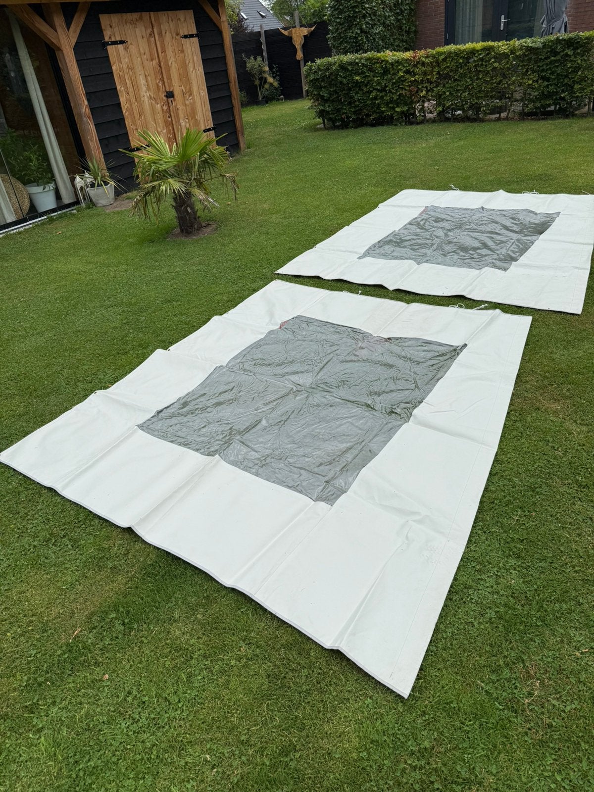 2 x rain blocker side Zijkanten luifel Camper / Caravan, Caravans en Kamperen, Caravan accessoires, Ophalen, Zo goed als nieuw