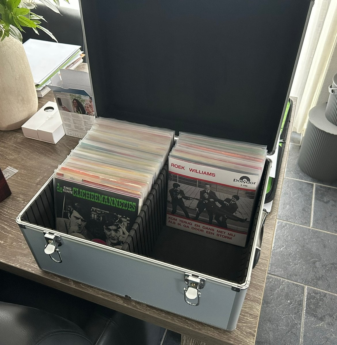 Single flight case vinyl 7” koffers te koop NIEUW piraat, Cd's en Dvd's, Ophalen of Verzenden, Zo goed als nieuw