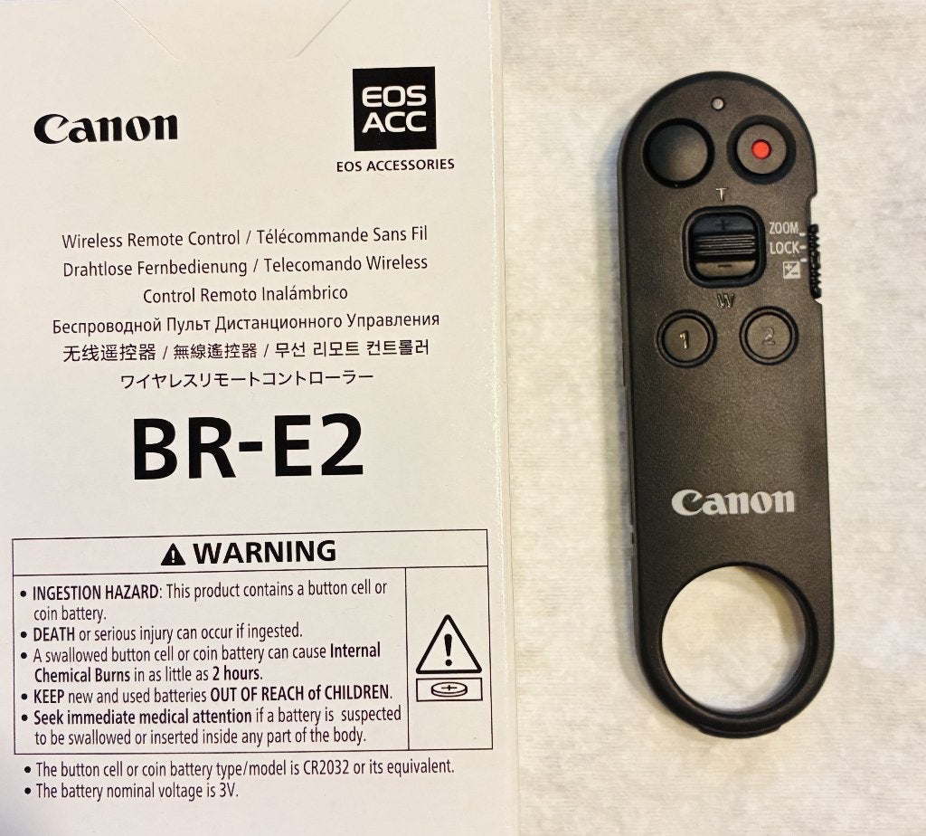 Afstandsbediening Canon BR-E2, Verzenden, Canon, Nieuw, Systeemcamera