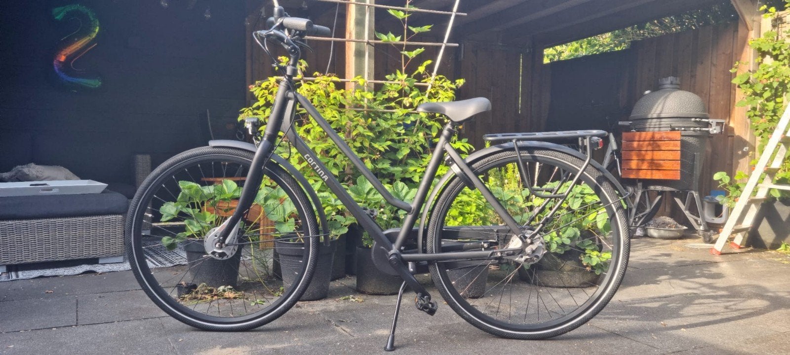 Cortina damesfiets Foss 50 inch Arrant Black Matt, Fietsen en Brommers, 50 tot 53 cm, Ophalen, Zo goed als nieuw, Overige merken