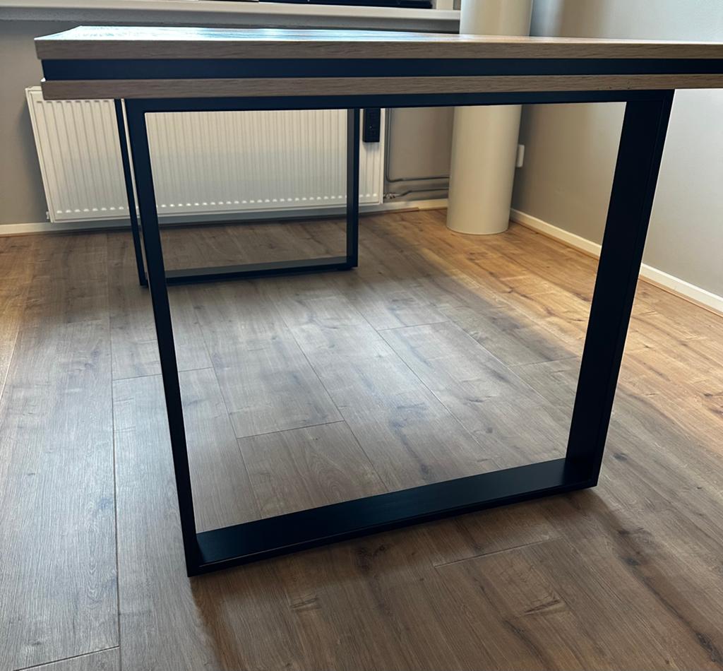 Eettafel eiken eettafel, Huis en Inrichting, Ophalen, 50 tot 100 cm, Zo goed als nieuw, 150 tot 200 cm