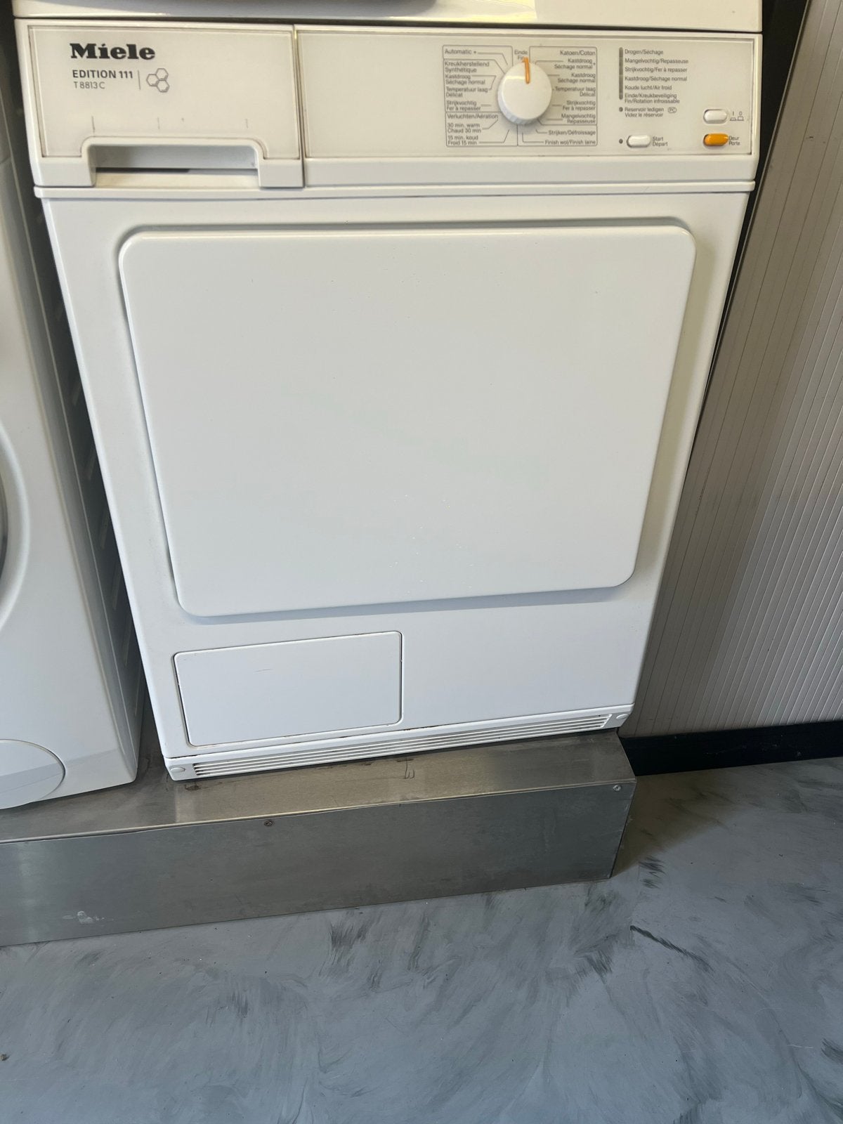 Miele  Condensdroger, Witgoed en Apparatuur, Wasdrogers, Ophalen, 6 tot 8 kg, Gebruikt, Voorlader