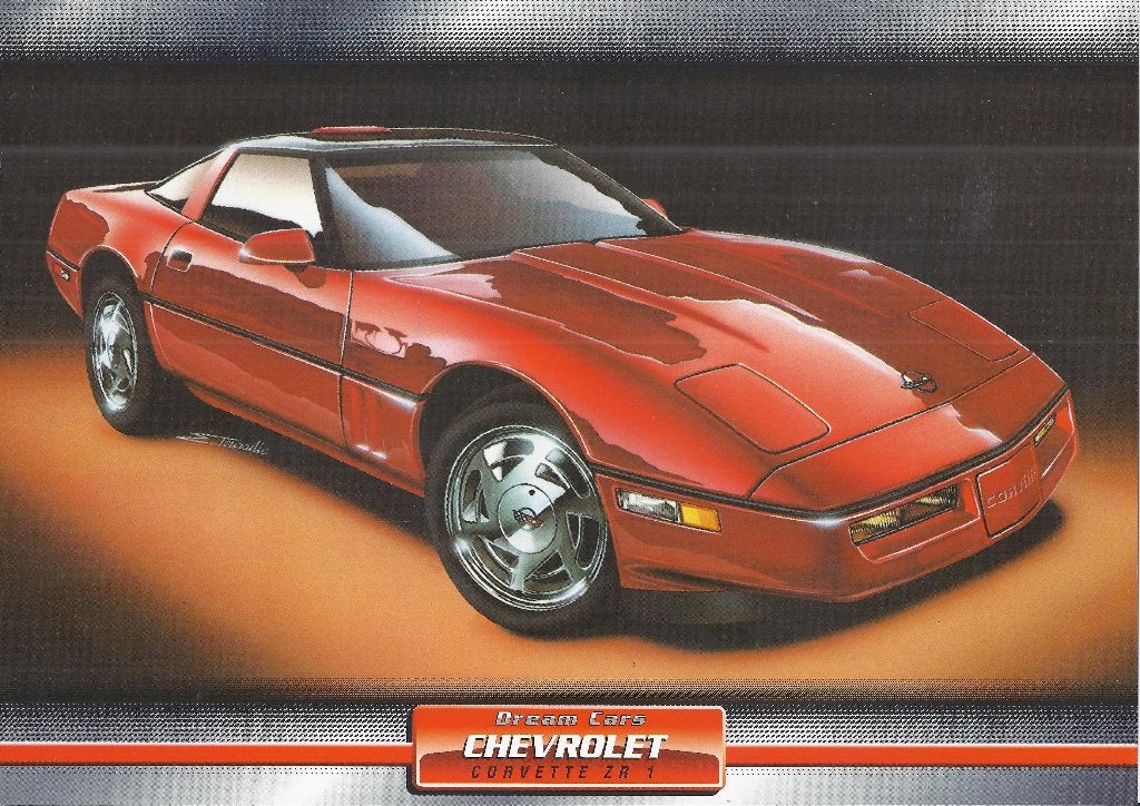 Ma453 foto chevrolet corvette z 1- -, Ophalen of Verzenden, 1980 tot heden, Zo goed als nieuw, Overige onderwerpen