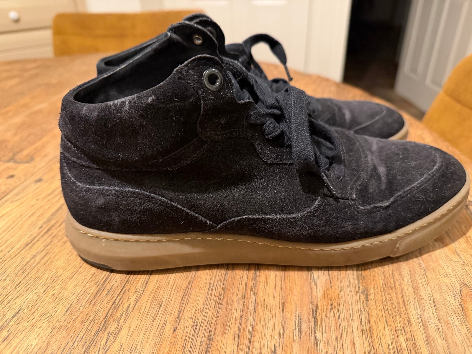 Floris van Bommel sneakers - zwart suède, Kleding | Heren, Ophalen of Verzenden, Gedragen, Zwart, Sneakers of Gympen
