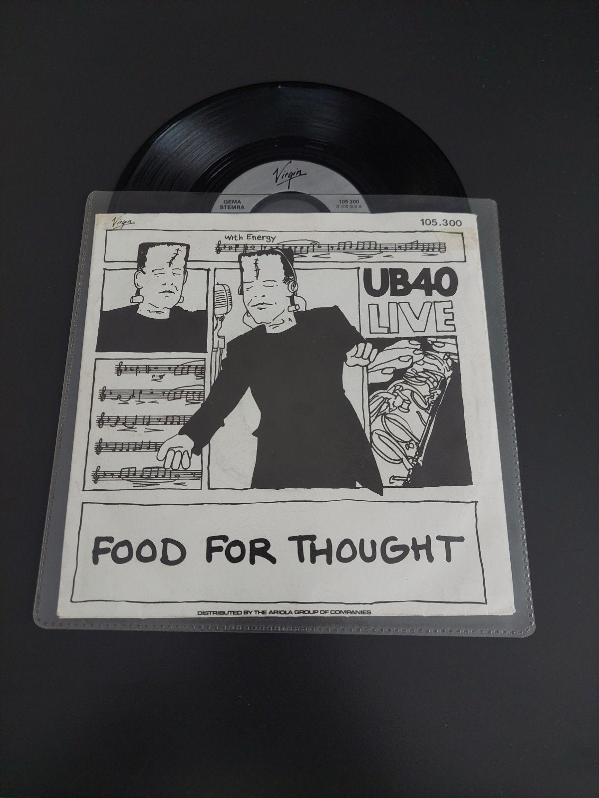 Ub40 food for thought, Ophalen of Verzenden, Gebruikt, 7 inch