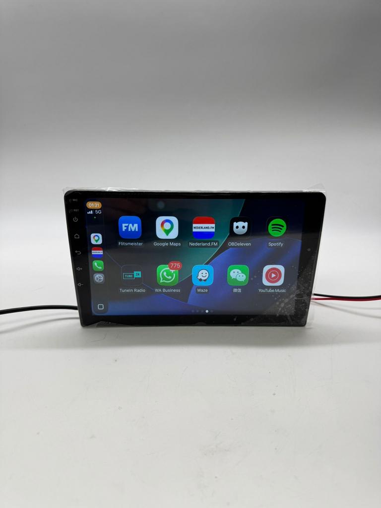 9 inch Android Autoradio Navigatie CarPlay Android Auto 4GB/, Auto diversen, Autoradio's, Ophalen of Verzenden, Nieuw
