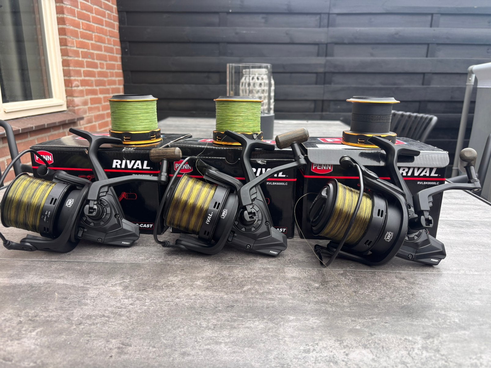 Penn rival 8000 longcast black, Ophalen, Zo goed als nieuw, Molen