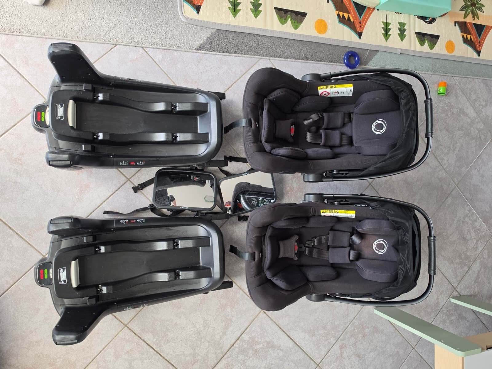 2x Nuna turtle air maxicosi met isofix, Ophalen, 0 t/m 13 kg, Overige merken, Isofix