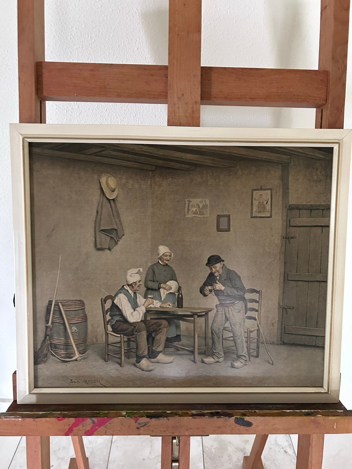 Twee ingelijste prenten van Jean Moreau, Portret of Personen, Klassiek, Print, Papier
