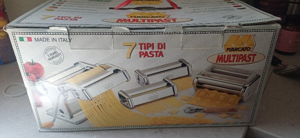 Marcato multipast pastamachine, Overige typen, Ophalen of Verzenden, Zo goed als nieuw, Metaal