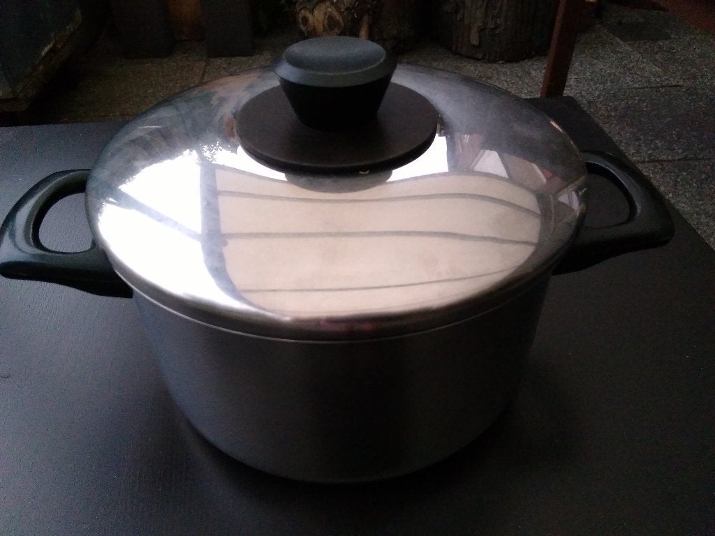 1 pan met deksel, Ophalen, Zo goed als nieuw, Rvs, Kookpan