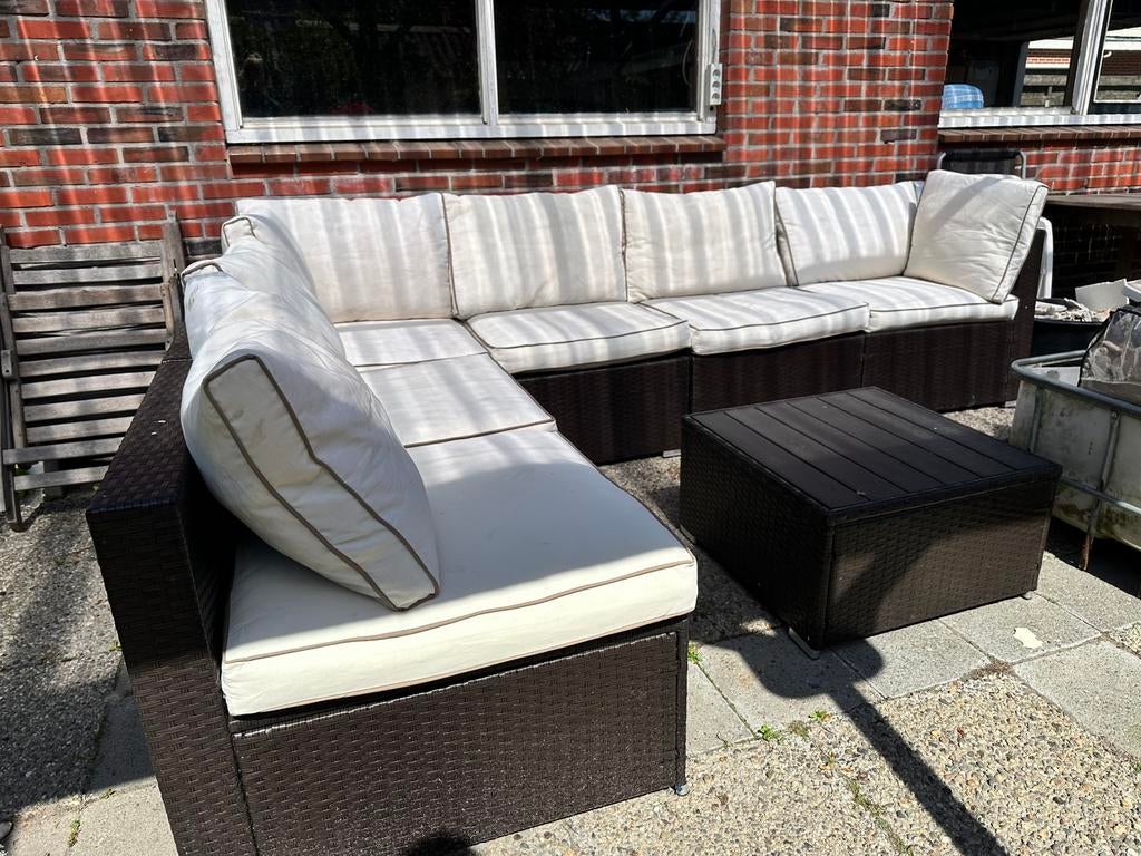 Grote loungeset, Ophalen, Zo goed als nieuw