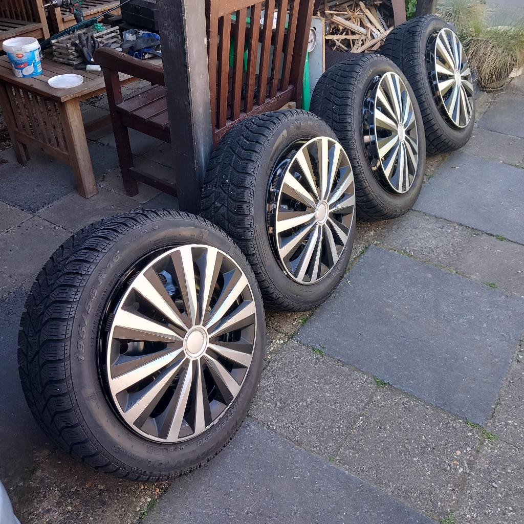 winterbanden, Auto-onderdelen, Banden en Velgen, Ophalen, Gebruikt, 16 inch, Banden en Velgen