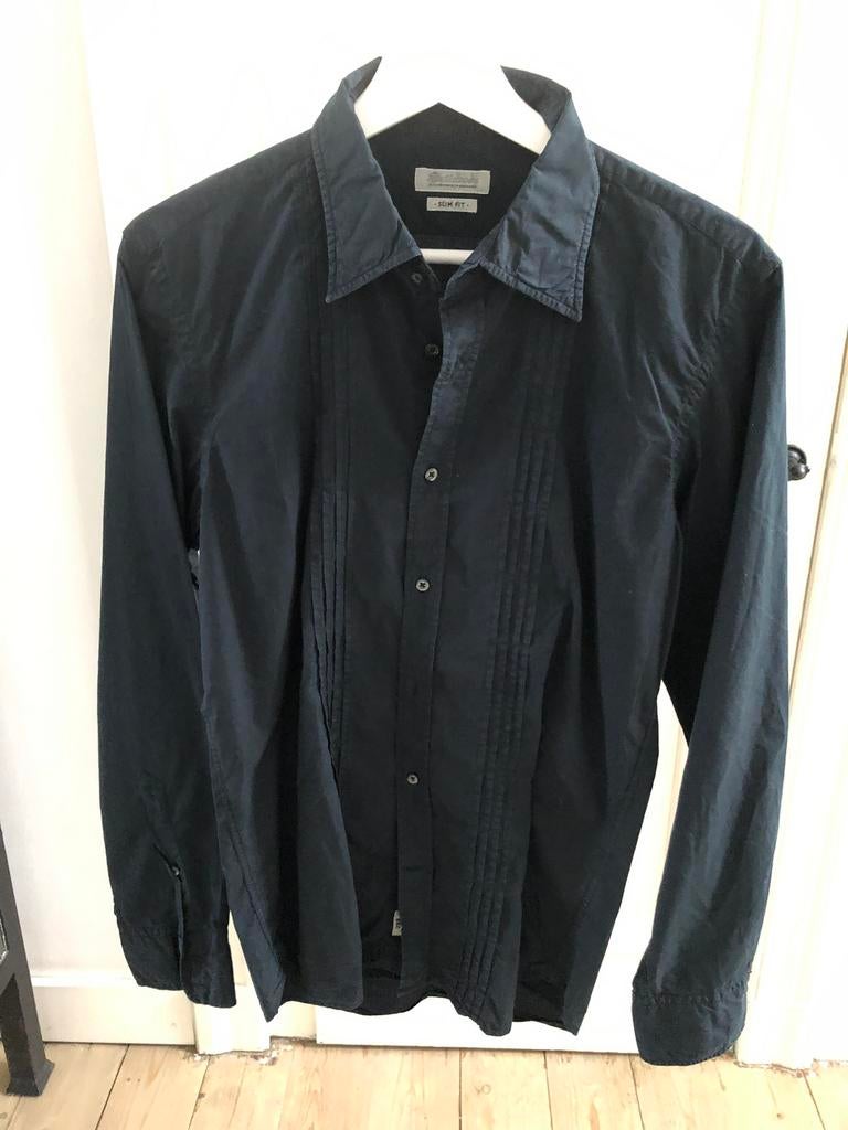 HEMD 2 STUKS BLAUW BELLEROSE EN H&M, Ophalen of Verzenden, Zo goed als nieuw, Blauw