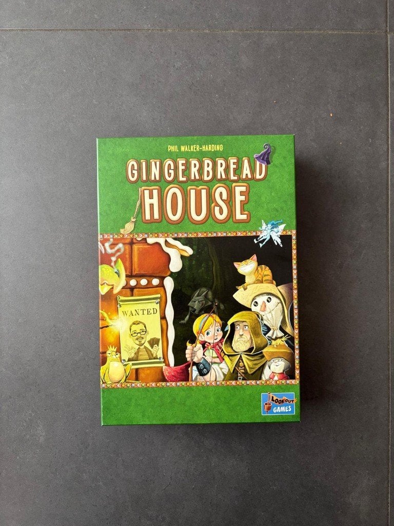 Gingerbread House bordspel, Een of twee spelers, Ophalen, Zo goed als nieuw, Lookout Games
