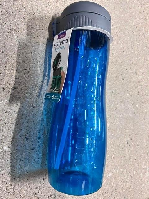 Sistema Hydrate drinkfles met rietje Tritan Quick Flip 800ml, Ophalen of Verzenden, Nieuw, Groen, Overige typen
