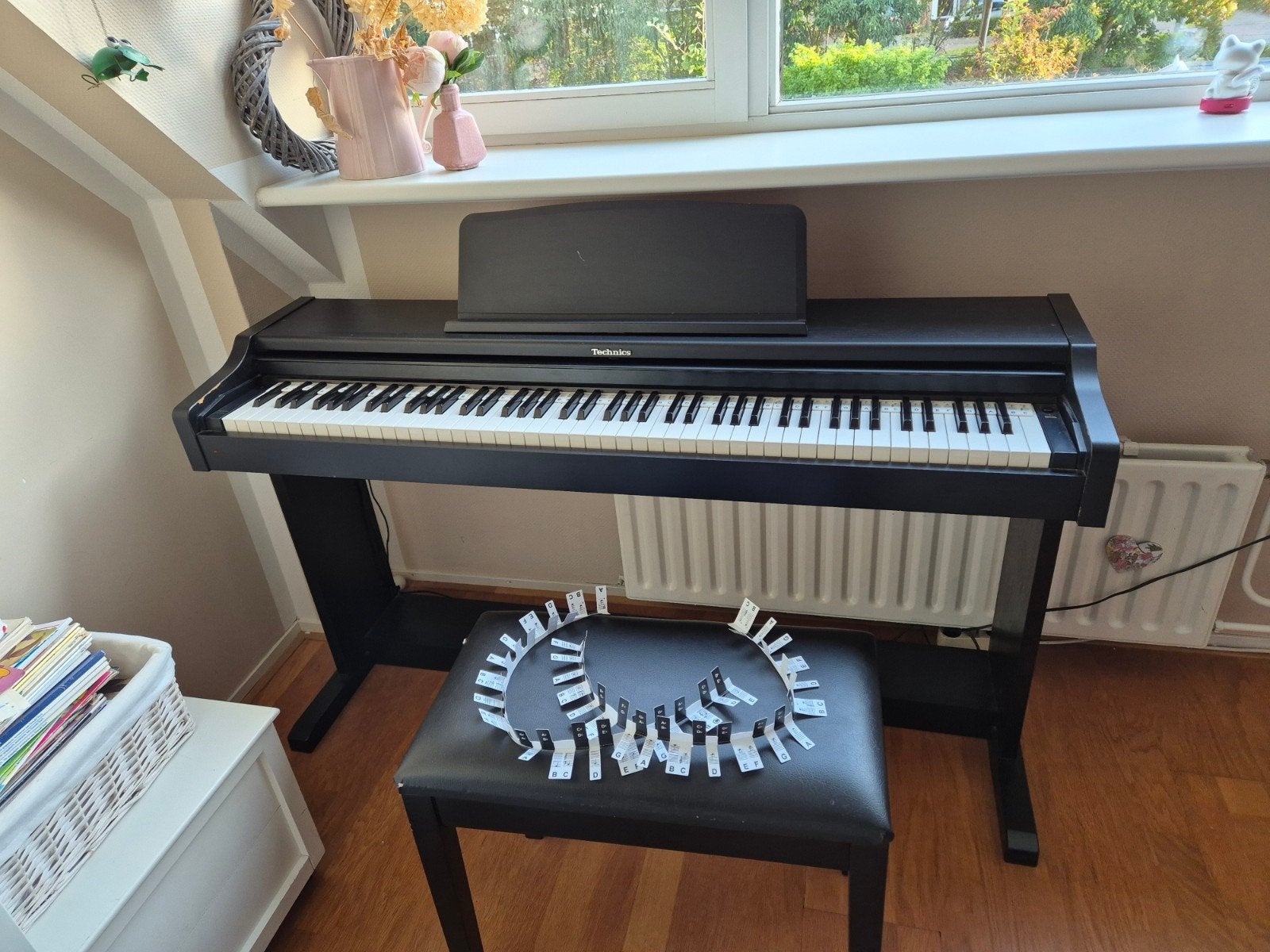 Technics Digital Piano sx-PC15, Ophalen, Gebruikt, Zwart