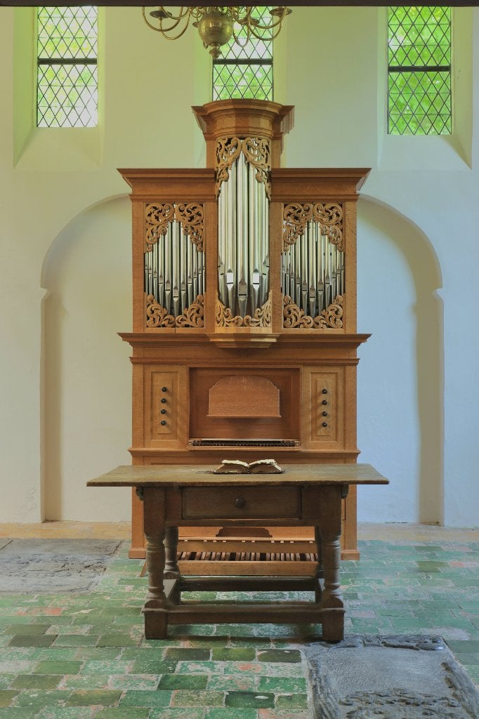 Barokke continuo orgel, Ophalen of Verzenden, Zo goed als nieuw, 2 klavieren, Orgel