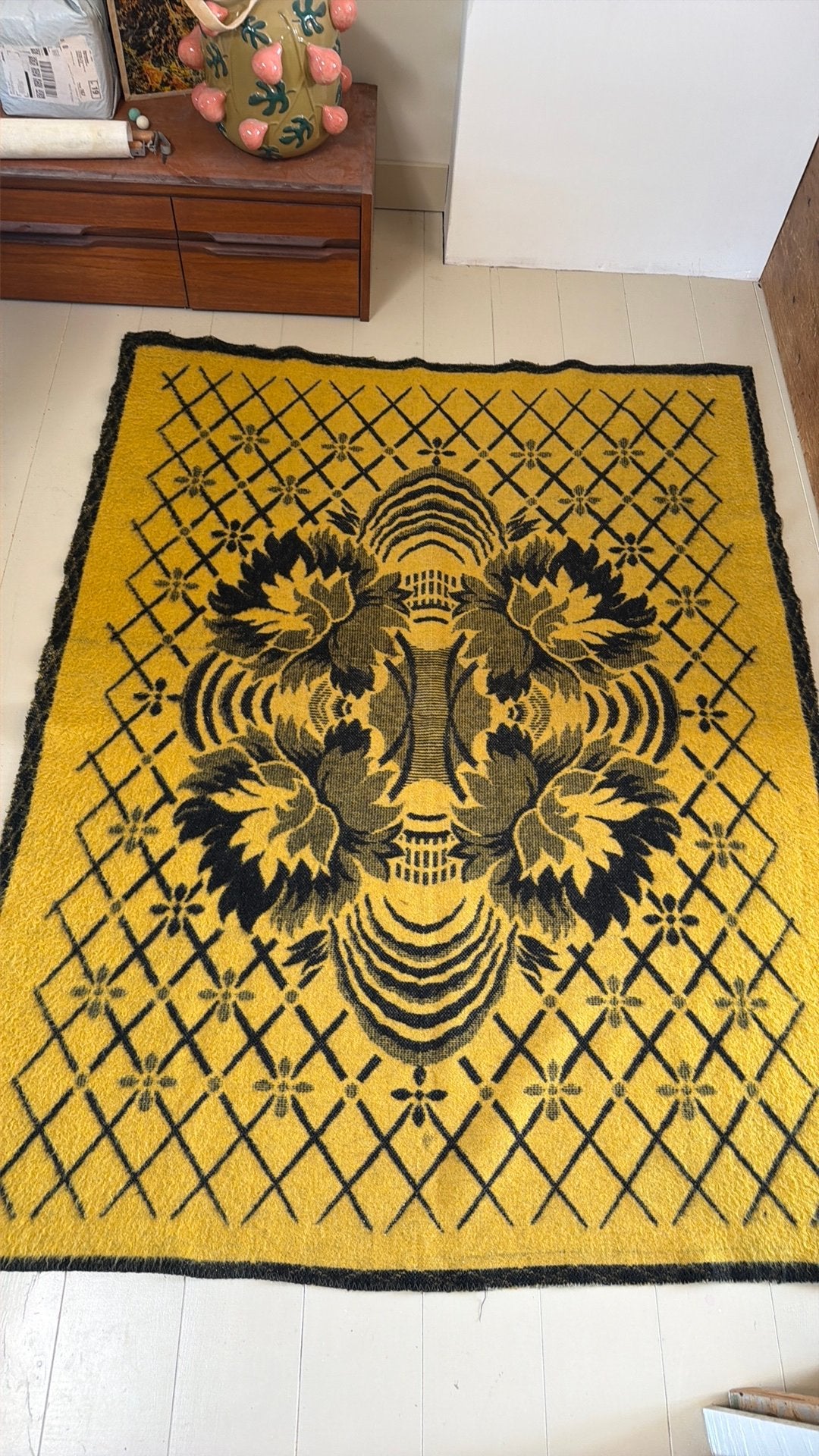 Wollen deken 151x193, Ophalen of Verzenden, Zo goed als nieuw