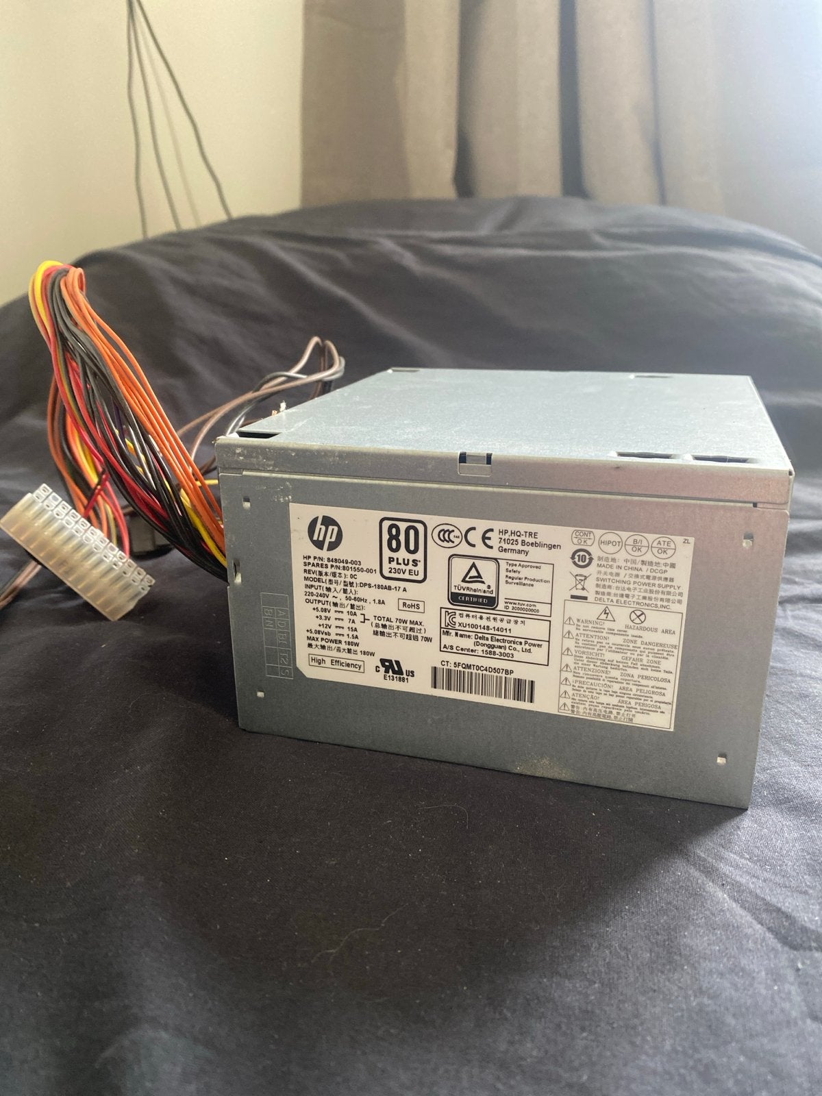 HP 75W Voeding - DPS-180AB-17 A, Ophalen of Verzenden, Gebruikt