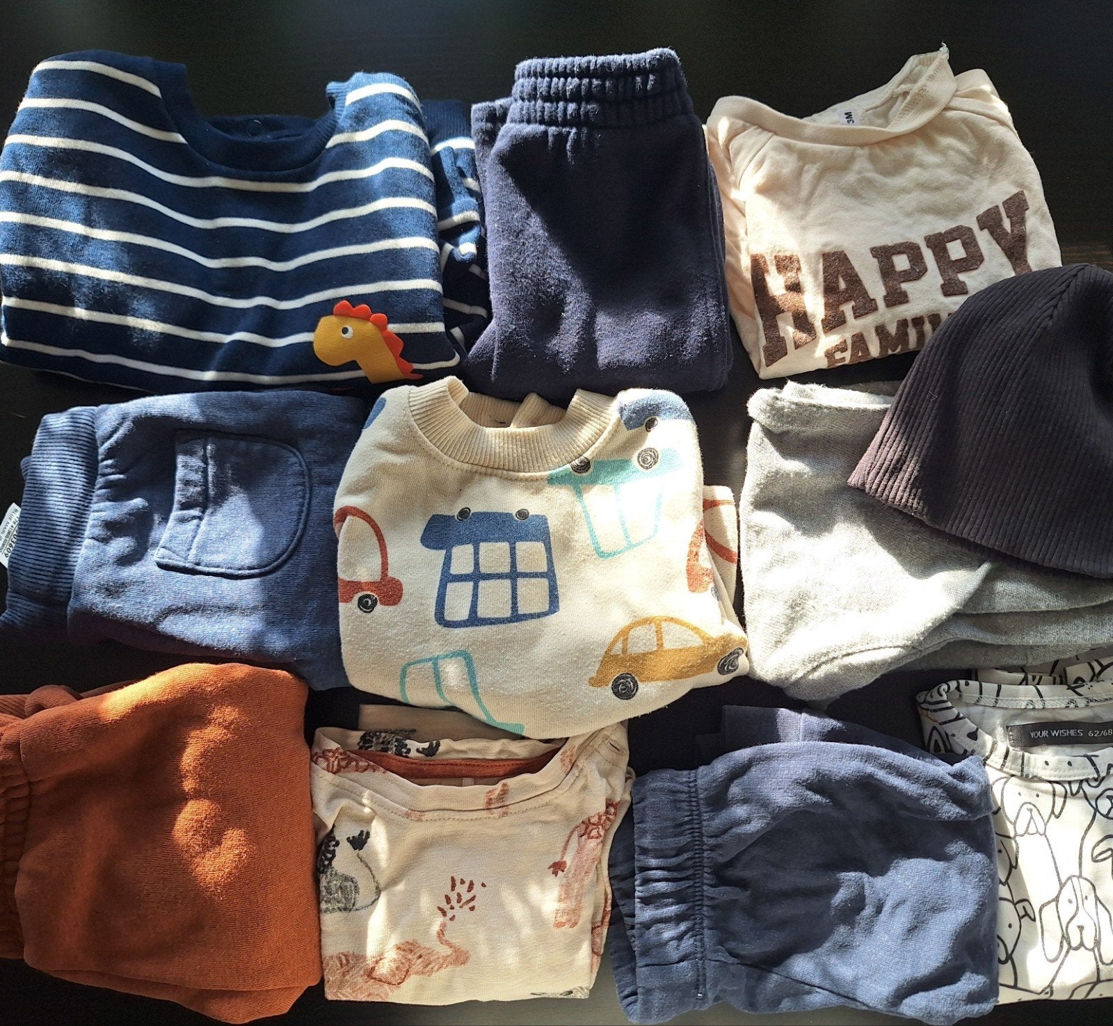 Kledingpakket 5 sets Jongens maat 62 - Herfst/Winter, Kinderen en Baby's, Babykleding | Maat 62, Ophalen of Verzenden, Gebruikt