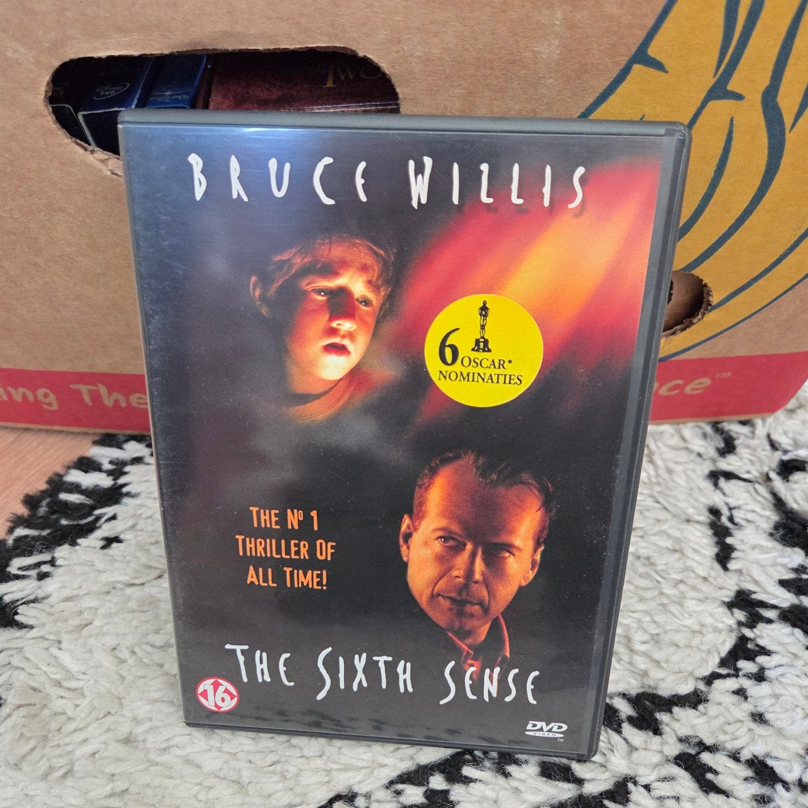 The Sixth Sense DVD - Bruce Willis - Thriller, Cd's en Dvd's, Psychologische thriller, Engels, Vanaf 16 jaar, Nederlands