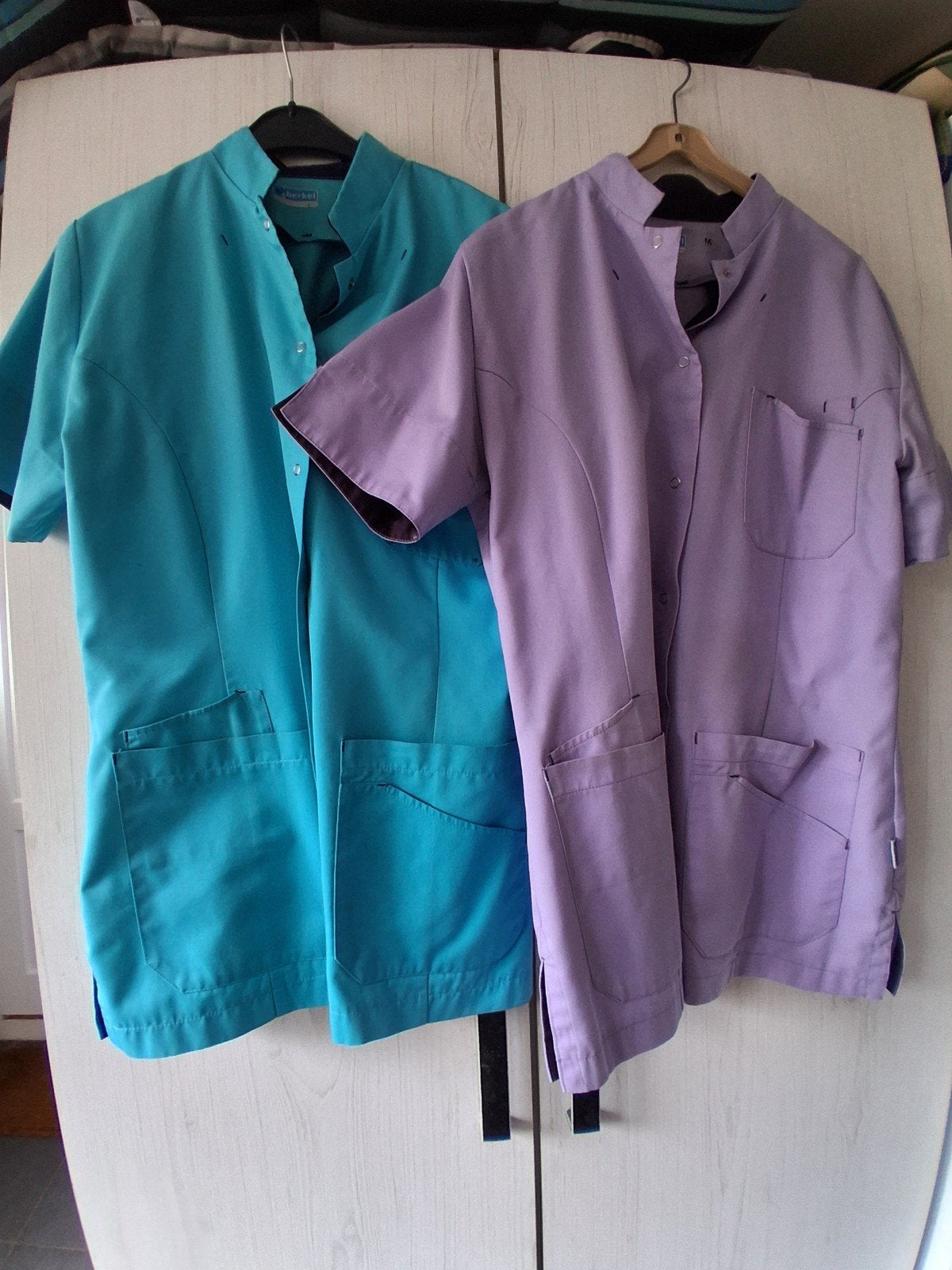Berkel zorgjasjes, maat M, turquoise en lila, Kleding | Dames, Berkel, Ophalen of Verzenden, Gedragen