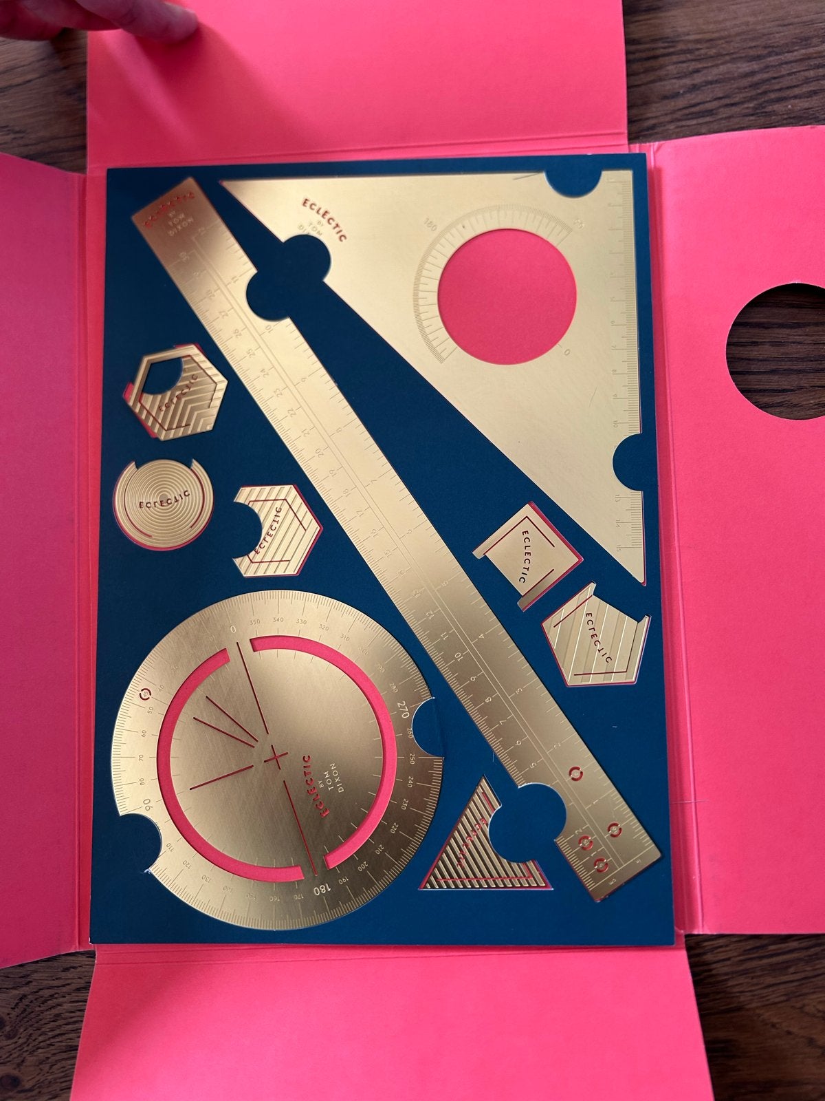 Tom Dixon Eclectic Tool The Mathematician – nieuw & compleet, Goud, Overige thema's, Gereedschap of Toebehoren, Zo goed als nieuw