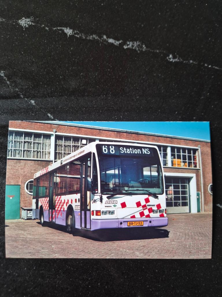 Foto 10x15 bus BBA 341, Ophalen of Verzenden, Bus of Metro, Overige typen