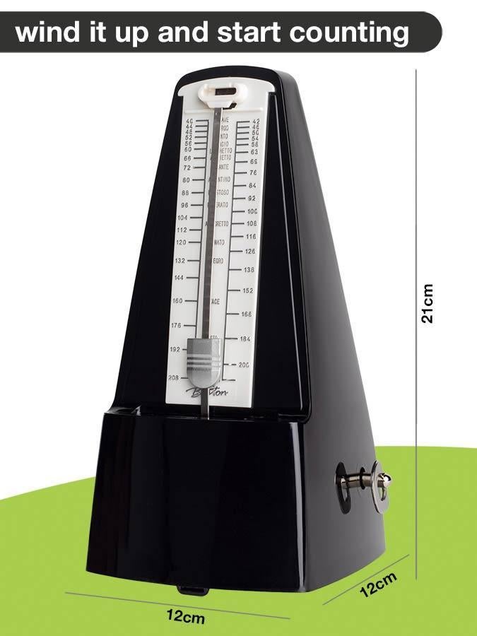 Boston BMM-60-BK Analoge Metronoom met Bel, ., Nieuw, ., .