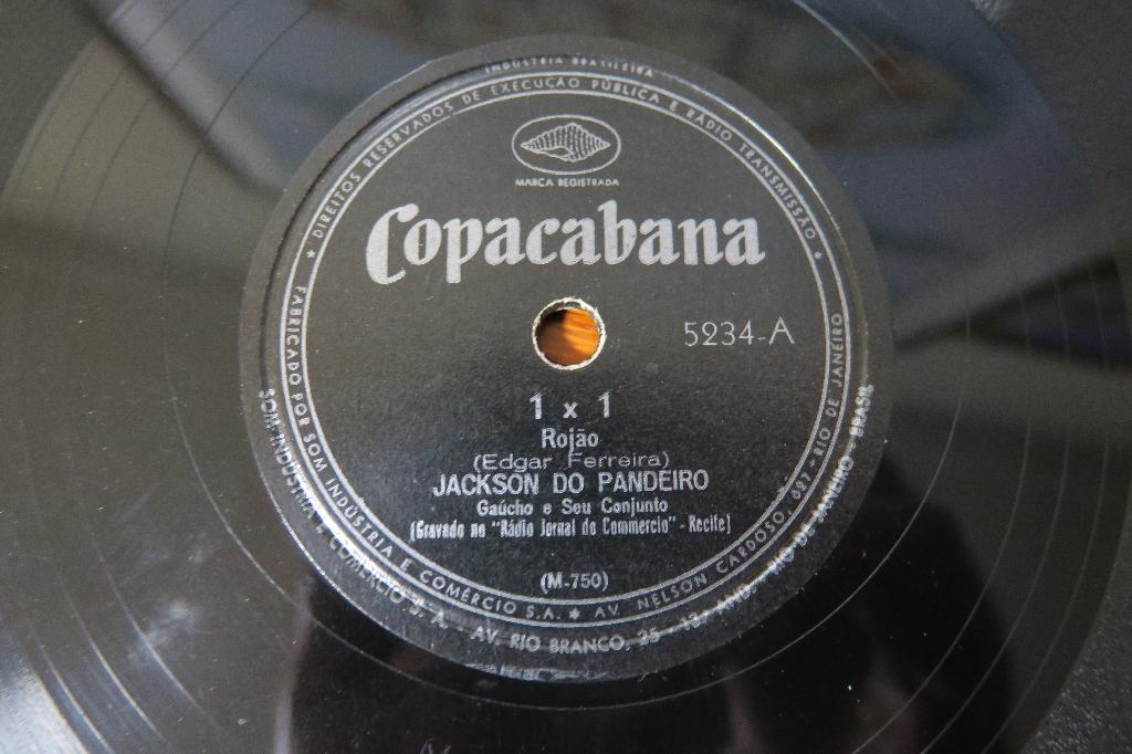 Jackson Do Pandeiro 1 X 1 78 toeren 78 rpm grammofoonplaat, Ophalen of Verzenden, Gebruikt, 10 inch