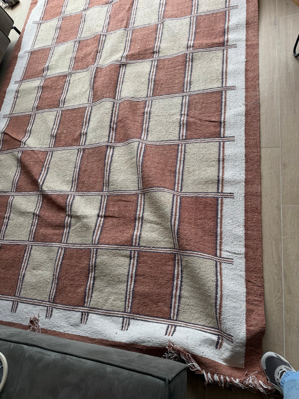 Nieuw Dutchbone vloerkleed 170x240 - Ongebruikt, Huis en Inrichting, Stoffering | Tapijten en Kleden, Ophalen, Bruin, 150 tot 200 cm