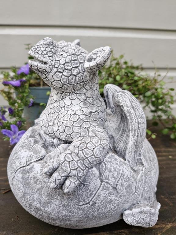 draak binnen en buiten beeld, Tuin en Terras, Tuinbeelden, Nieuw, Kunststof, Ophalen of Verzenden