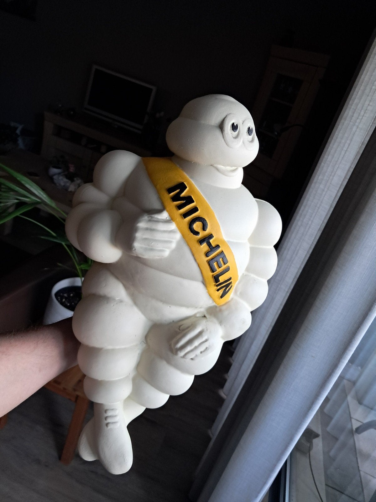 Michelin pop, bibendum franse uitvoering, Ophalen