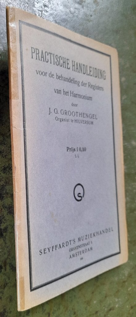 Behandeling Registers van het Harmonium - Groothengel, Verzenden, Gebruikt, Artiest of Componist, Populair