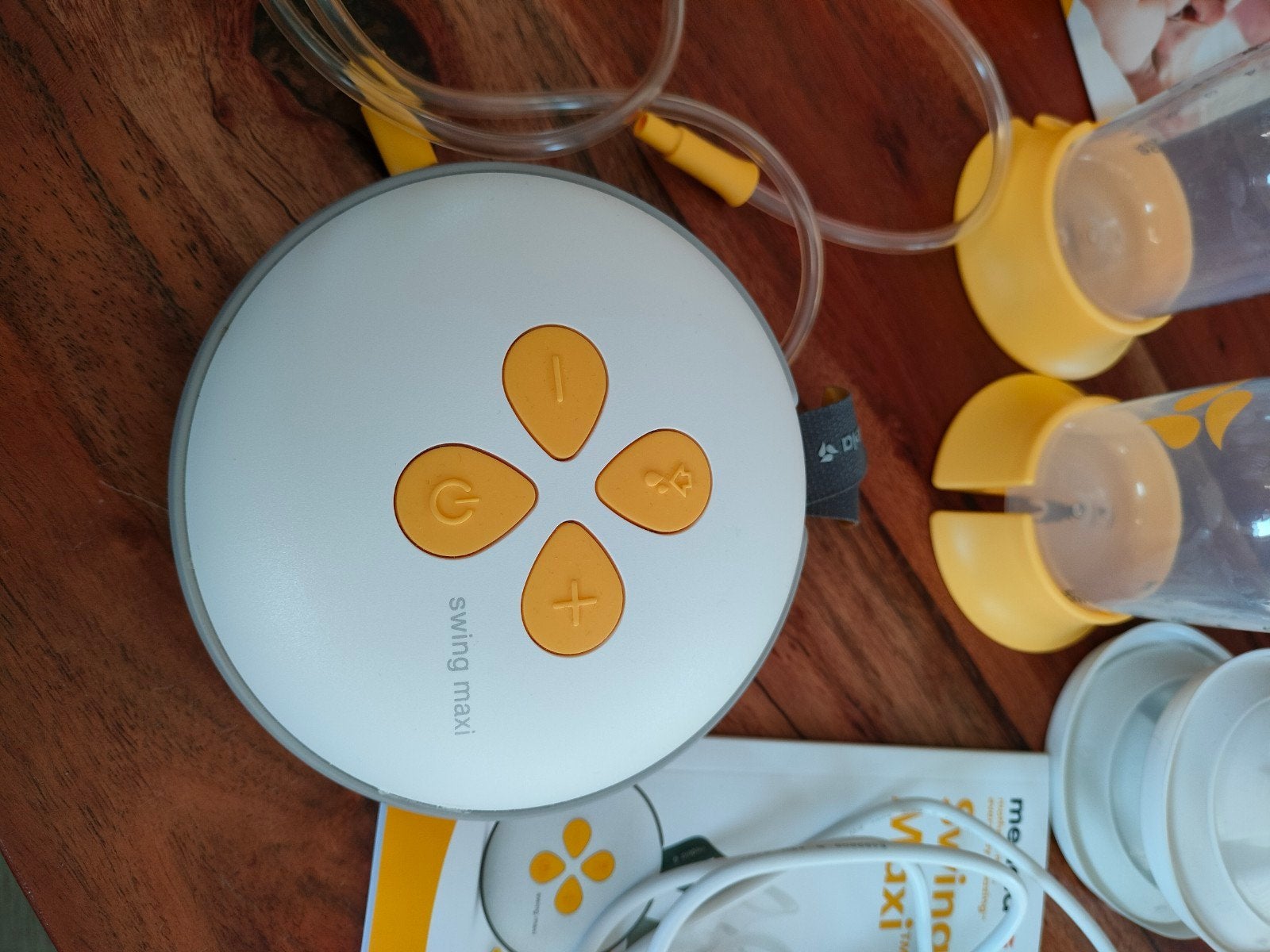 Complete Medela Swing Maxi dubbele kolf, Ophalen of Verzenden, Zo goed als nieuw