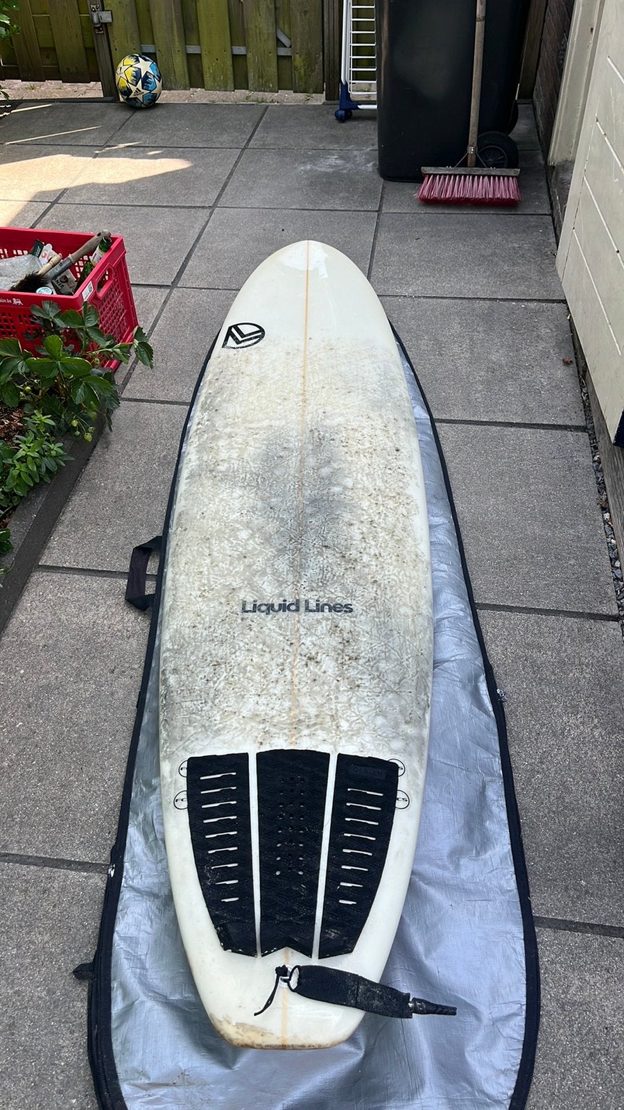 Liquid Lines surfboard 7,2 ft, Ophalen of Verzenden, Gebruikt