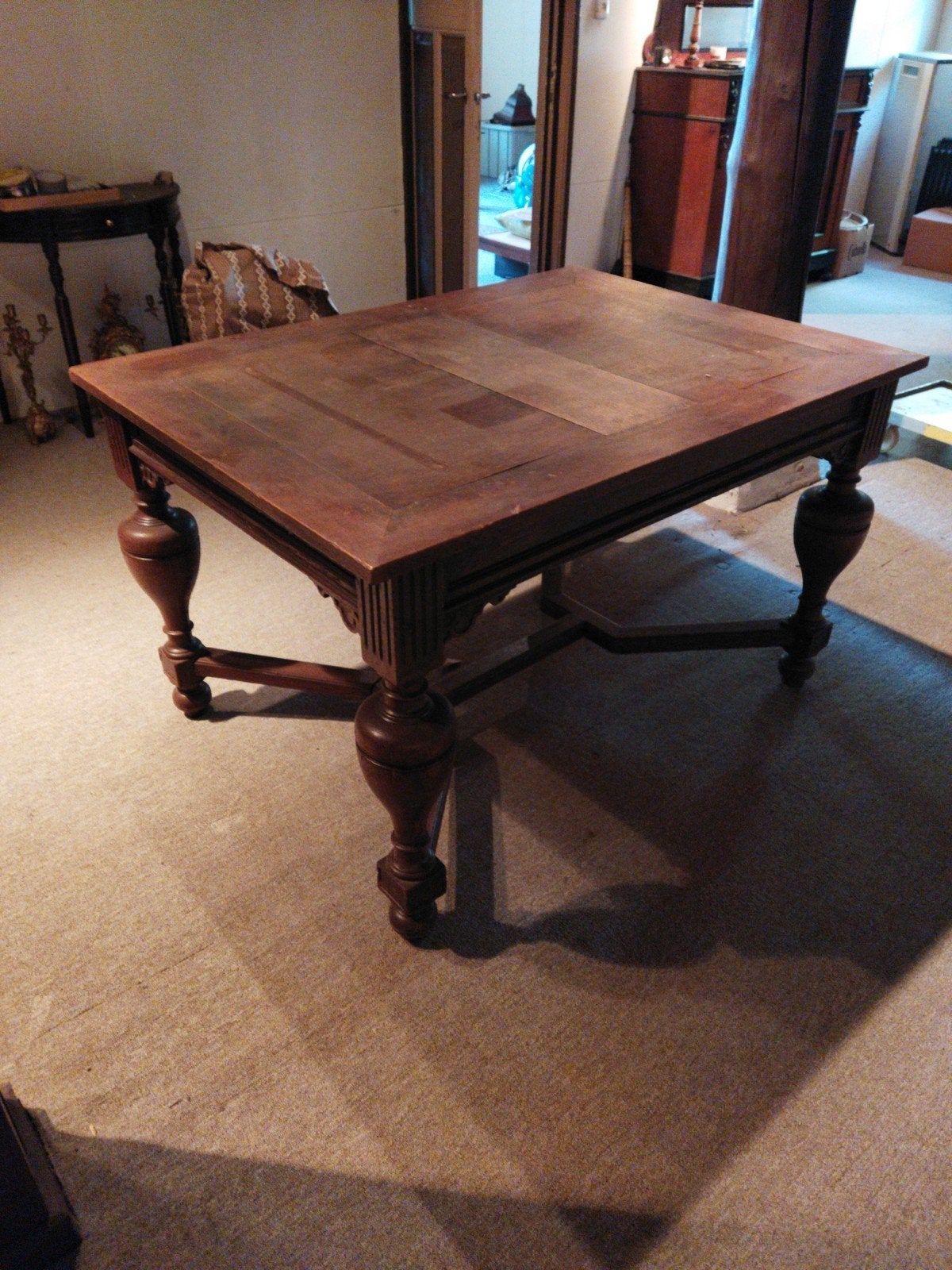Mooie antieke bolpoot tafel, Ophalen