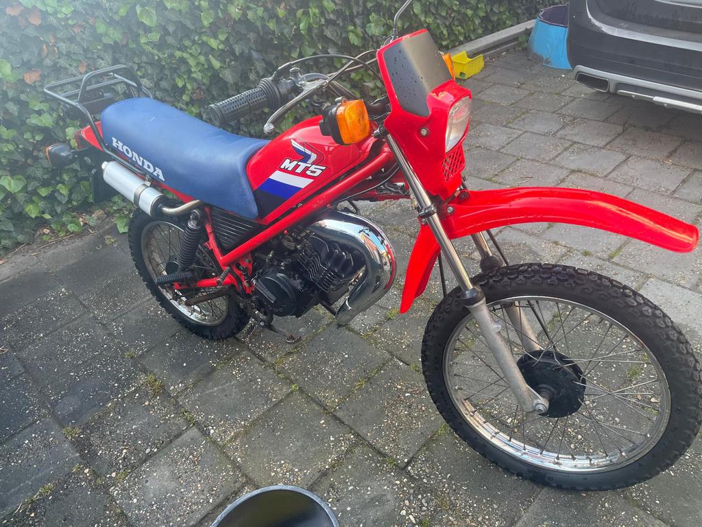 Te koop: Honda MT5 met MT8 blok – brommerkenteken, Particulier
