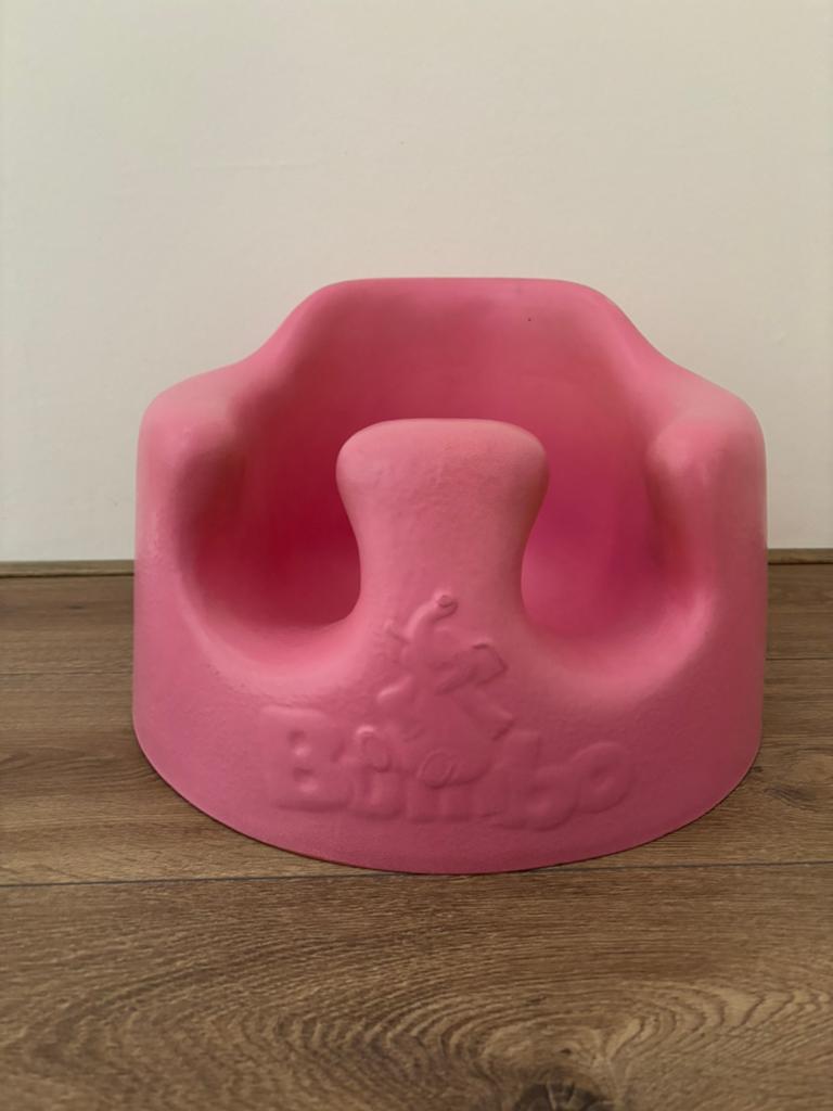 Bumbo floor seat stoel roze, Kinderen en Baby's, Ophalen, Gebruikt, Stoel(en)