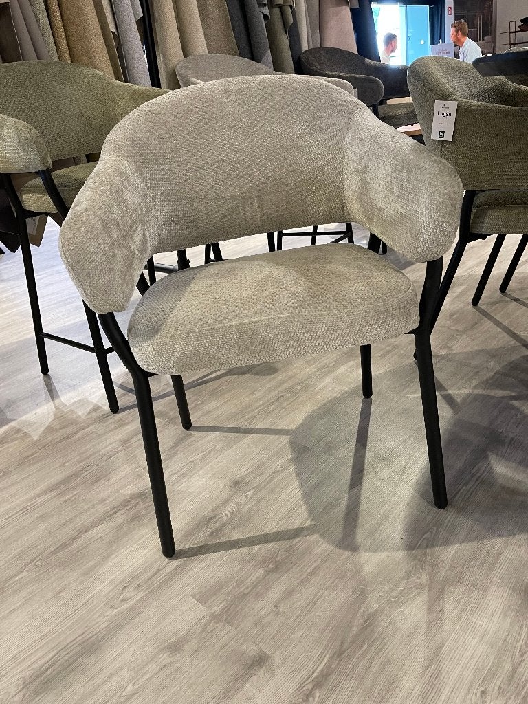 Eetstoelen met arm  Stof movie zitcomfort laagste prijs, Overige kleuren, Eetstoelen met arm  Stof metaal frame  zitcomfort laagste prijs