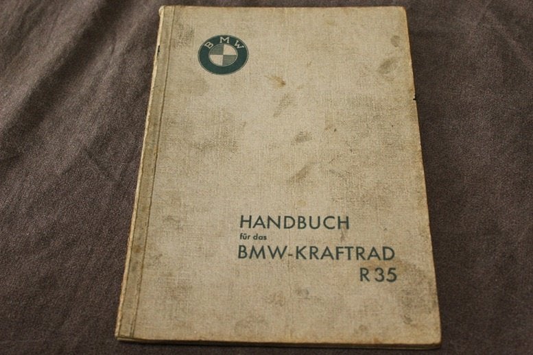 BMW R35 350cc 1939 Kraftrad handbuch motorrad, Motoren, Ophalen of Verzenden, BMW