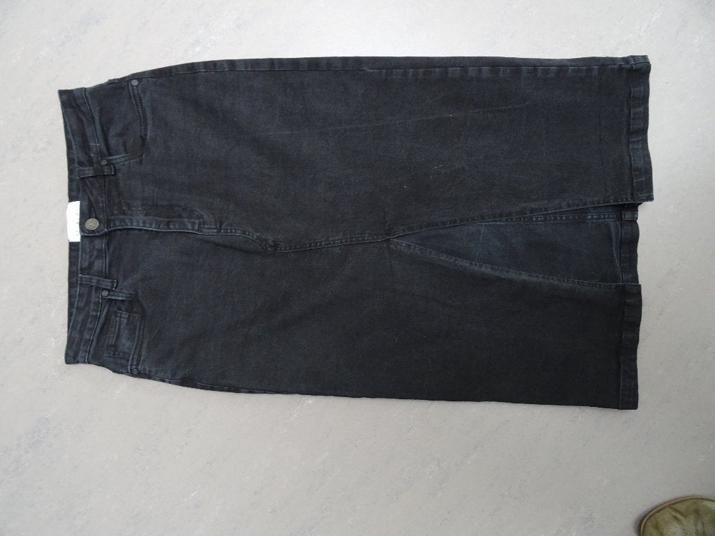 GRATIS !! SISTERS POINT maat M, lange jeansrok., Maat 38/40 (M), Zwart, Sisters Point, Ophalen of Verzenden