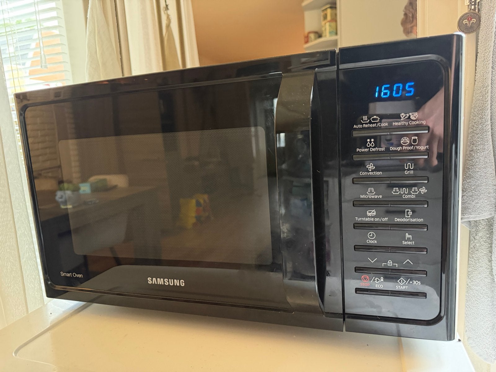 Samsung Smart Oven Combimagnetron - Zwart, Witgoed en Apparatuur, Combimagnetron, Gebruikt, Grill, Ophalen of Verzenden