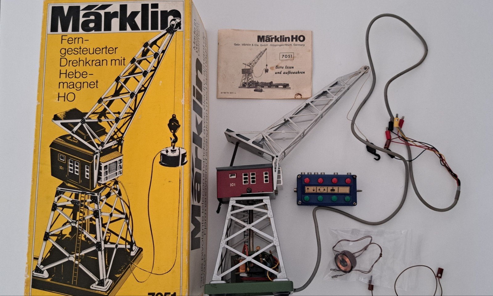 marklin kraan 7051, Wisselstroom, Overige typen, Ophalen of Verzenden, Zo goed als nieuw