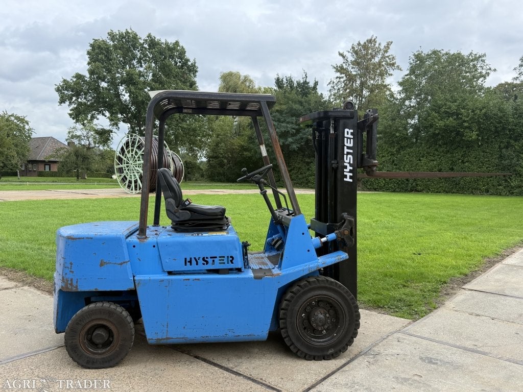 Hyster 2.5 tonner diesel heftruck 3-delige containermast fre, Info@vanbeurdenheftrucks.nl, Diesel, Heftruck, Ophalen of Verzenden